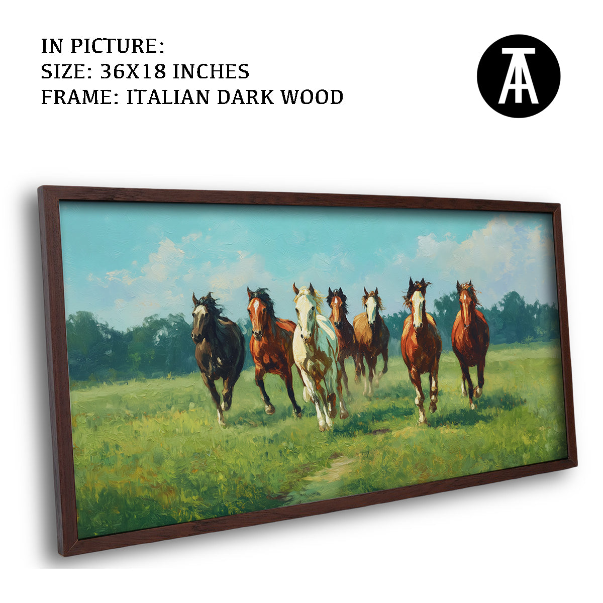 Seven Horses at a Farm by TravelArty