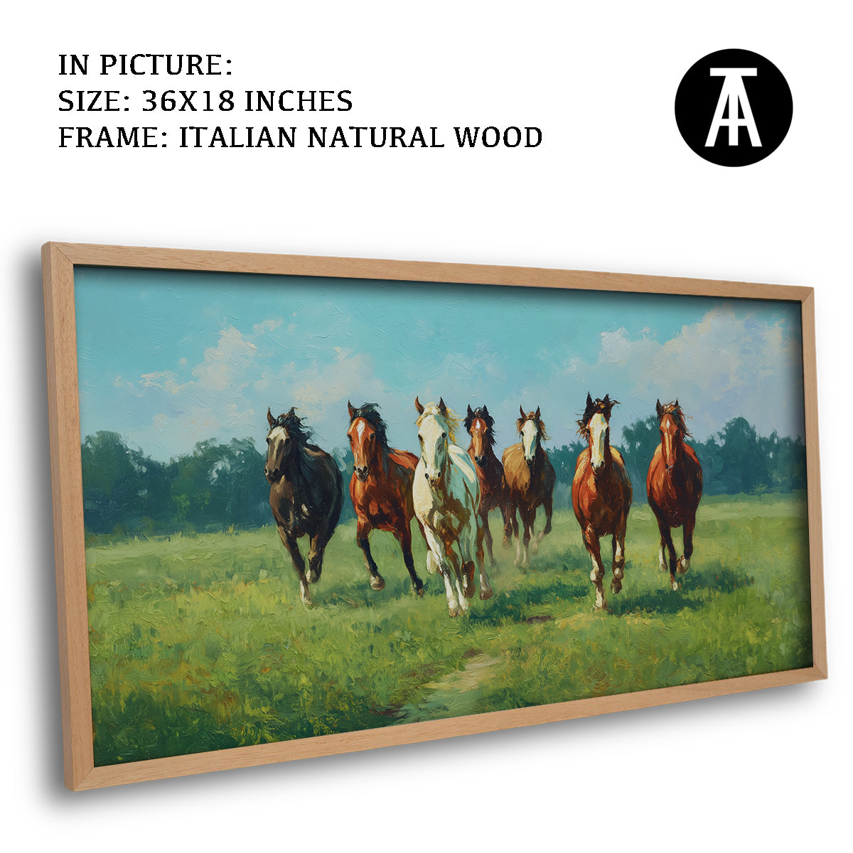 Seven Horses at a Farm by TravelArty