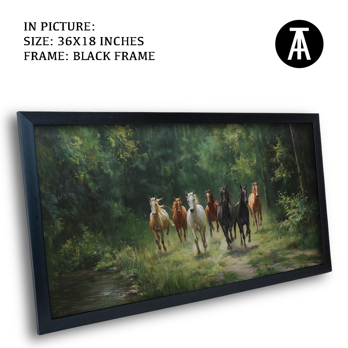 Seven Horses in the Wild by TravelArty