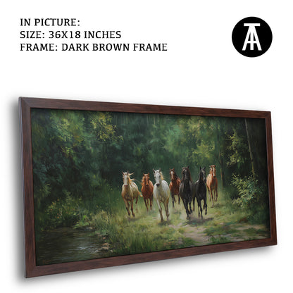 Seven Horses in the Wild by TravelArty