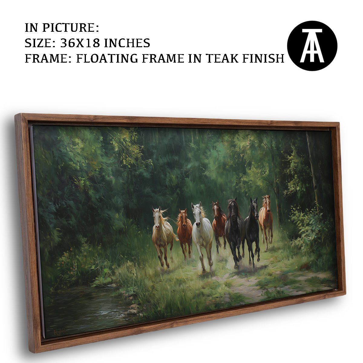 Seven Horses in the Wild by TravelArty