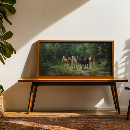 Seven Horses in the Wild by TravelArty