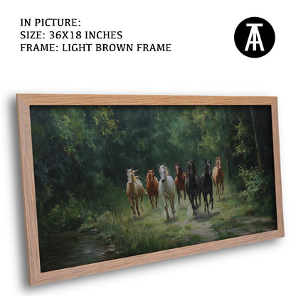 Seven Horses in the Wild by TravelArty