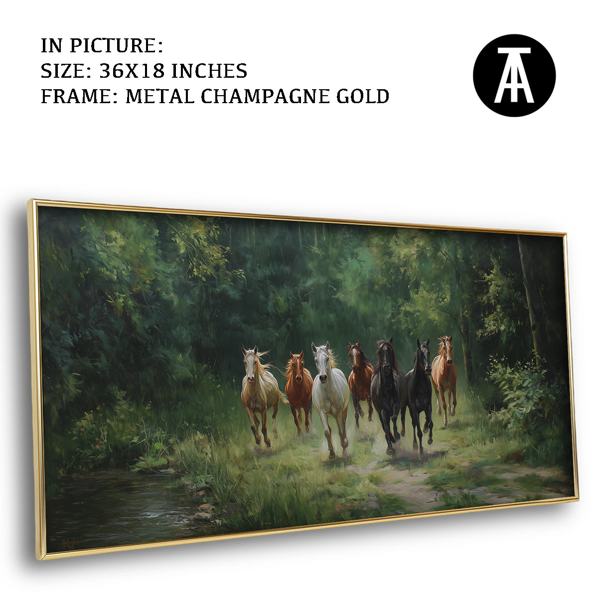 Seven Horses in the Wild by TravelArty