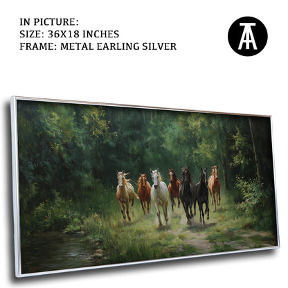 Seven Horses in the Wild by TravelArty