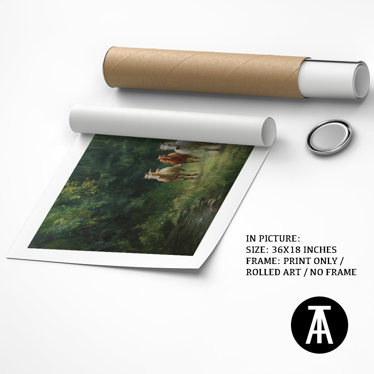 Seven Horses in the Wild by TravelArty