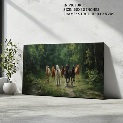 Seven Horses in the Wild by TravelArty