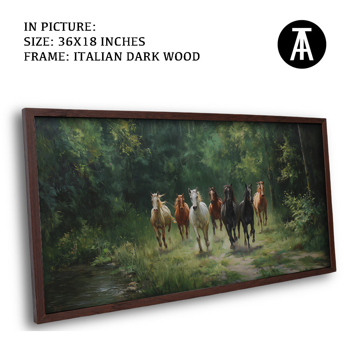 Seven Horses in the Wild by TravelArty