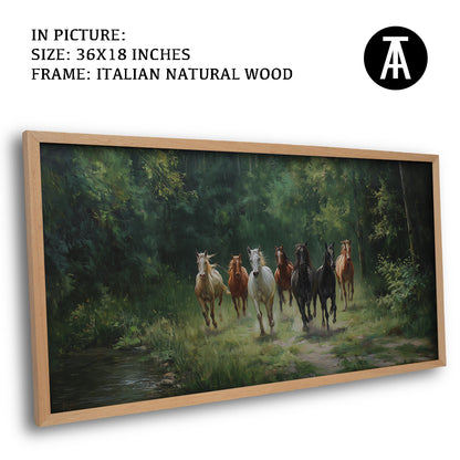 Seven Horses in the Wild by TravelArty