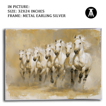 Artwork in Metal Earling Silver Frame
