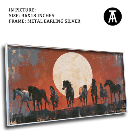 Artwork in Metal Earling Silver Frame