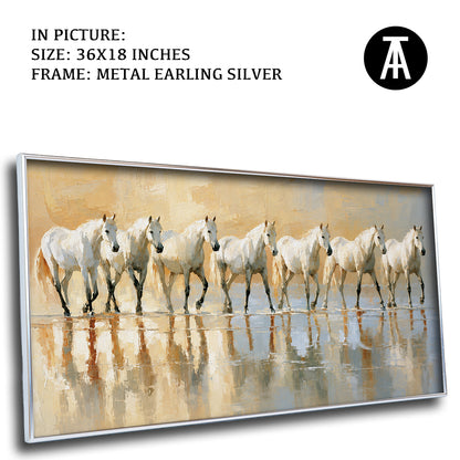 Artwork in Metal Earling Silver Frame