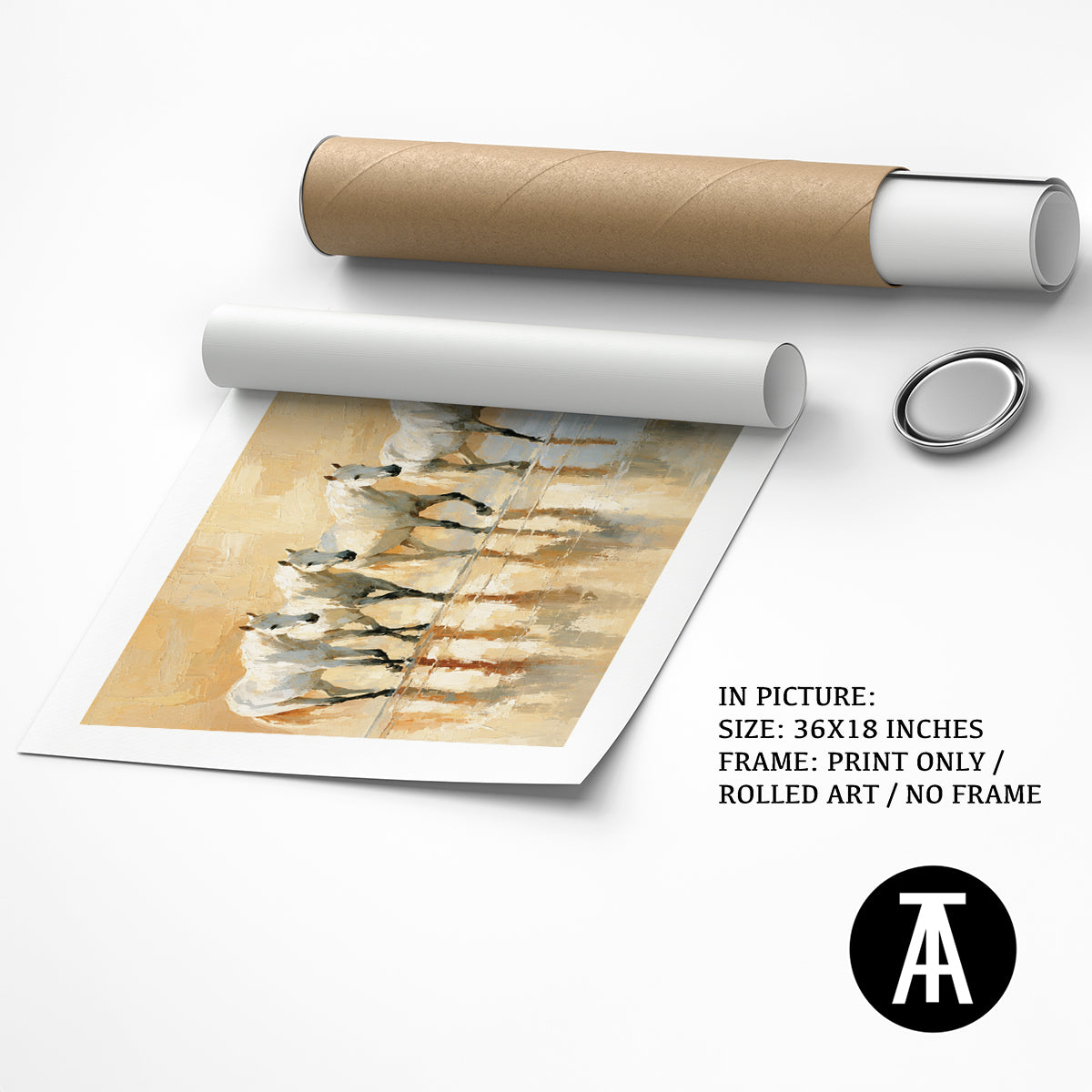 Artwork as Print Only / Rolled Art