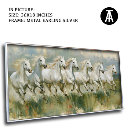 Artwork in Metal Earling Silver Frame