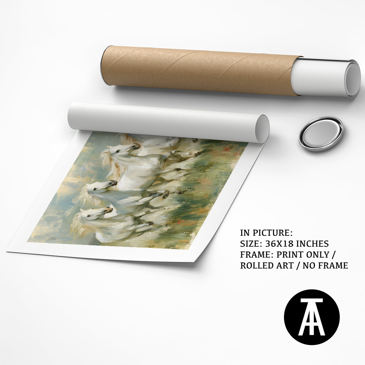 Artwork as Print Only / Rolled Art