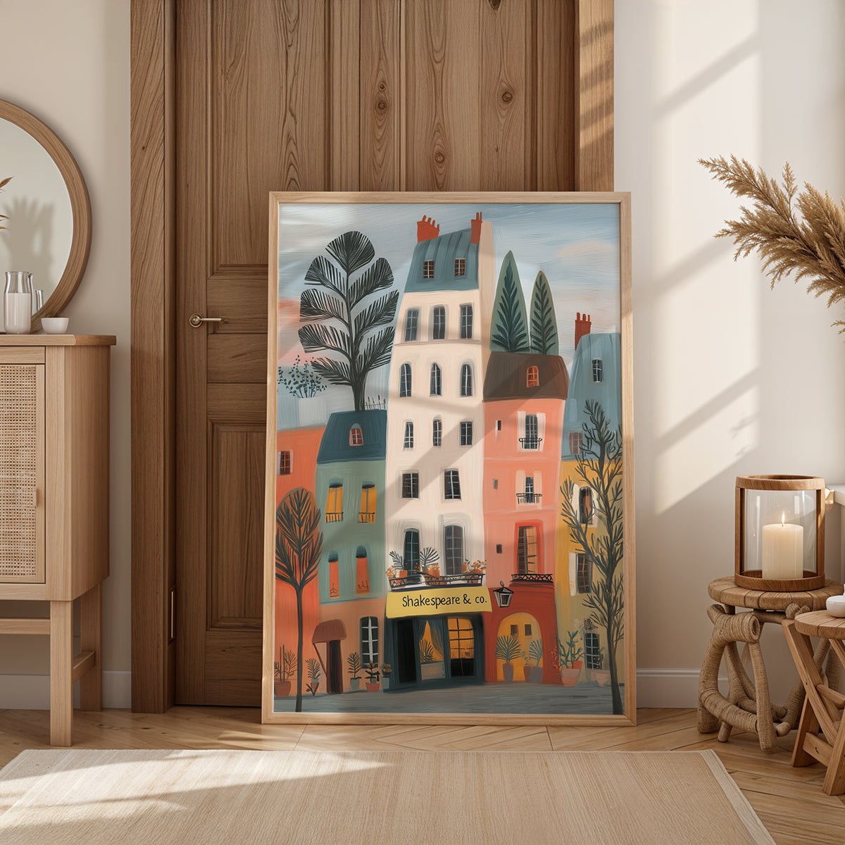 Painting in a Lifestyle Setting