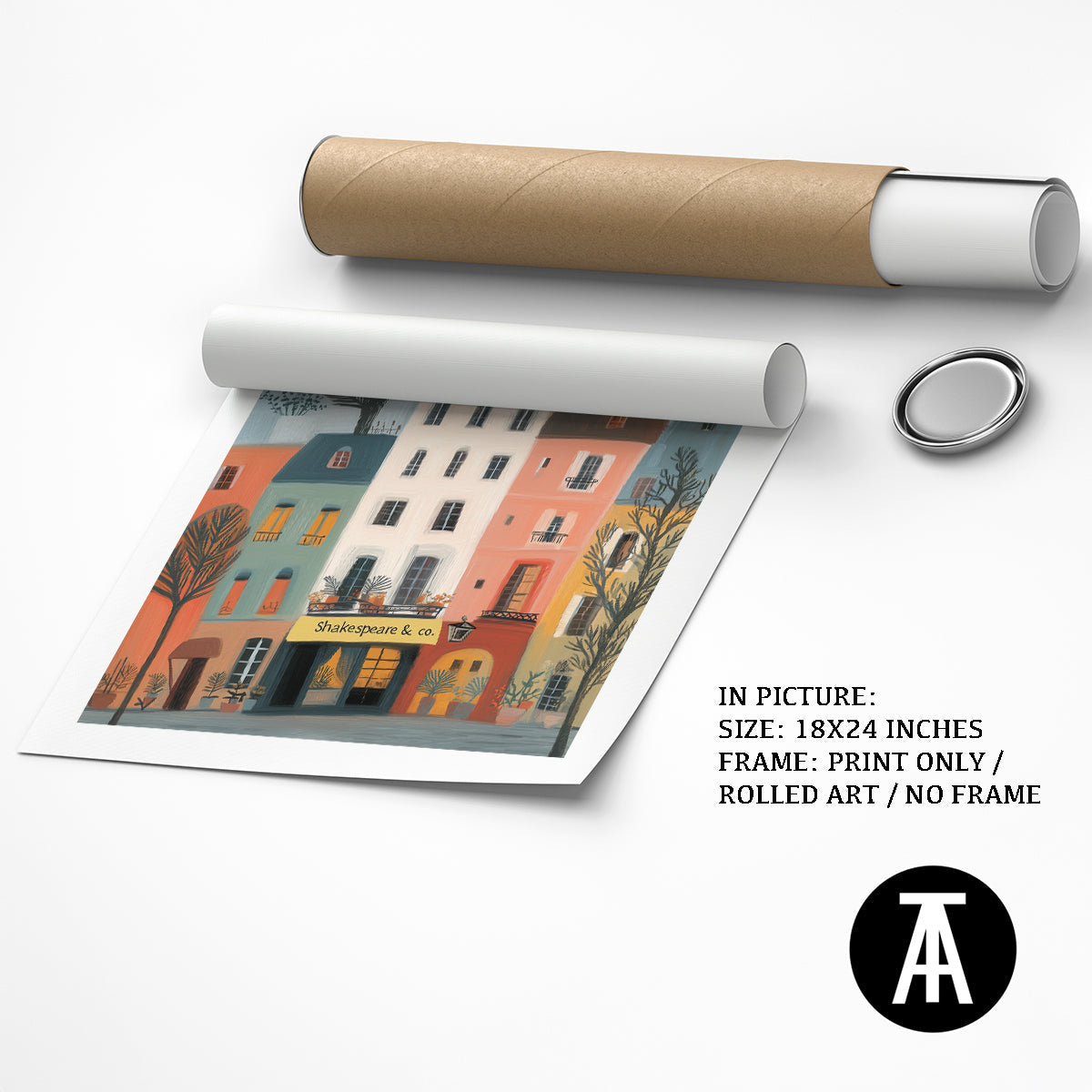 Artwork as Print Only or Rolled Art