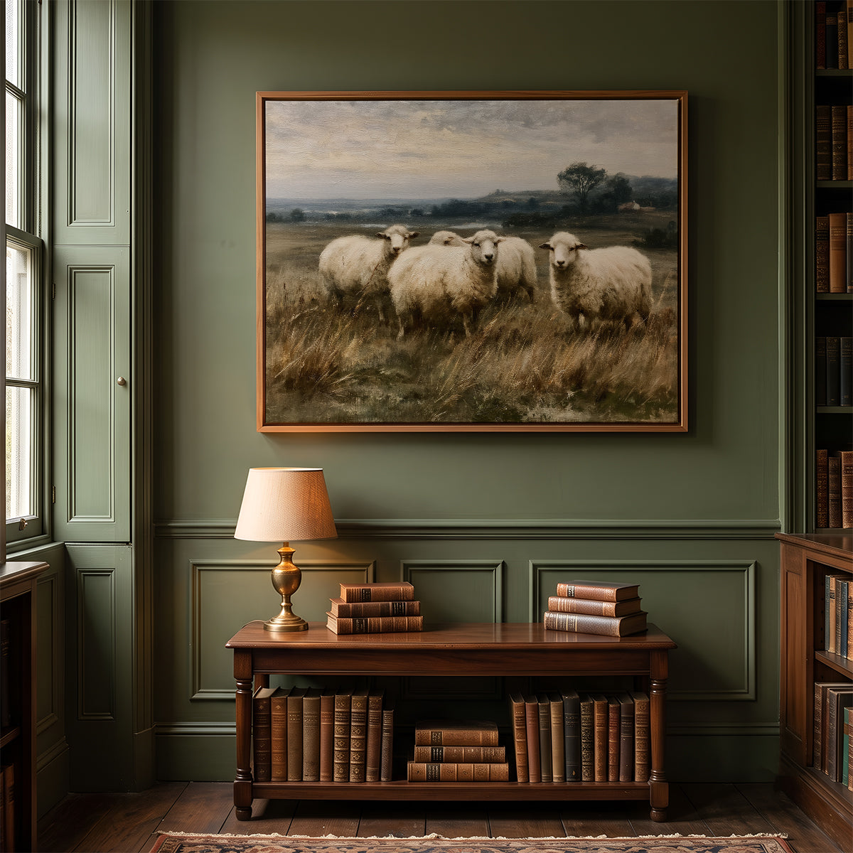Painting in a Lifestyle Setting