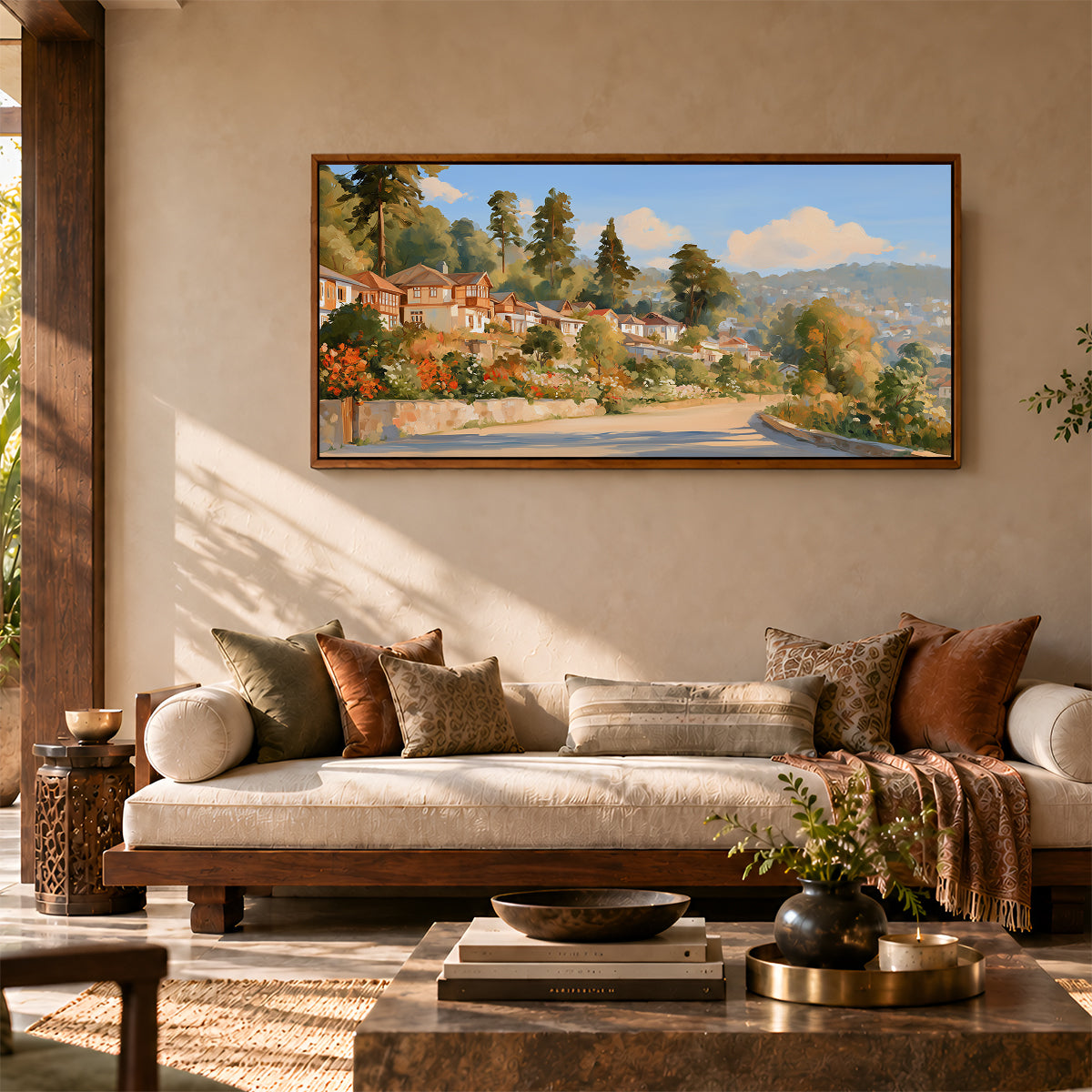Indian Artwork in a Lifestyle Setting
