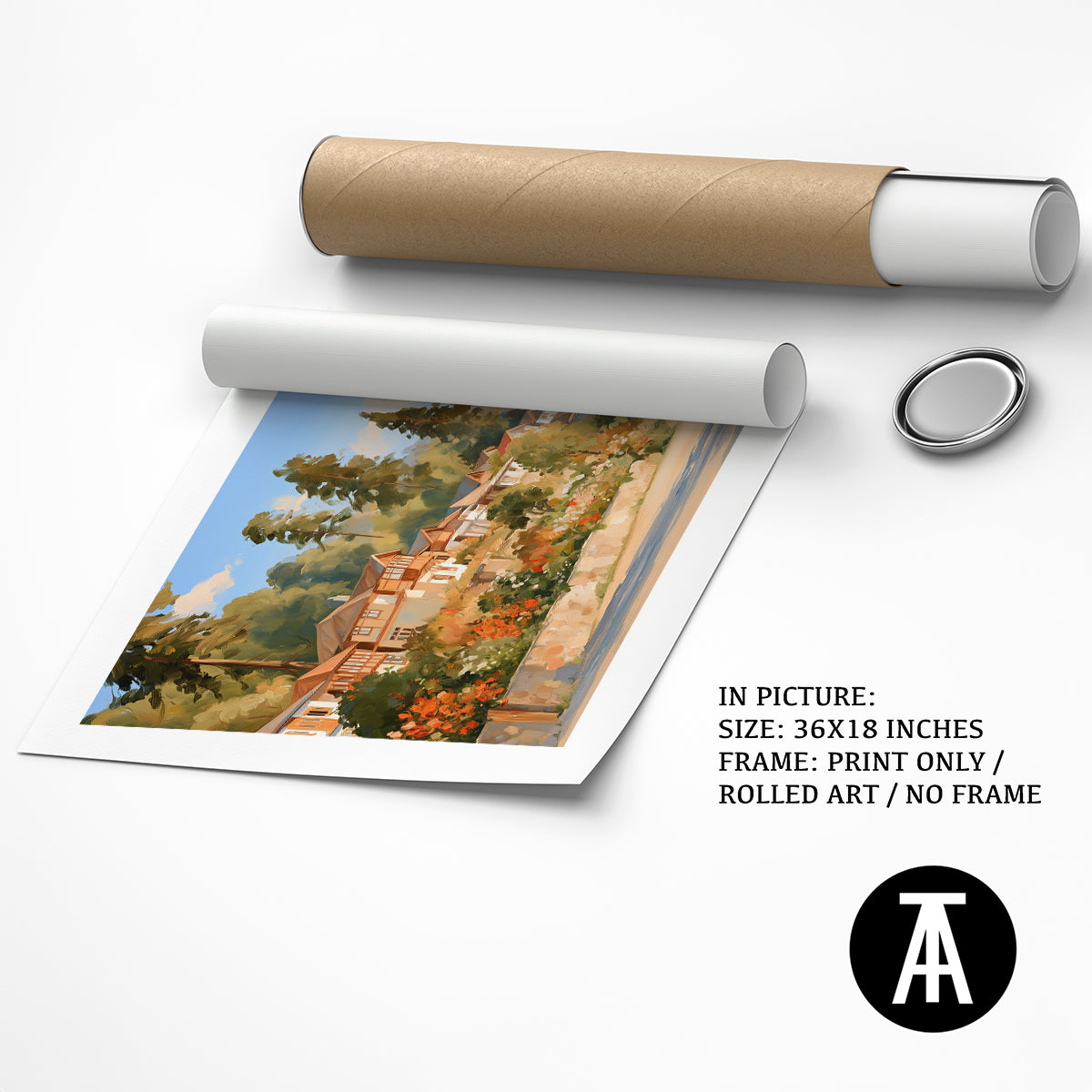 Artwork as Print Only or Rolled Art