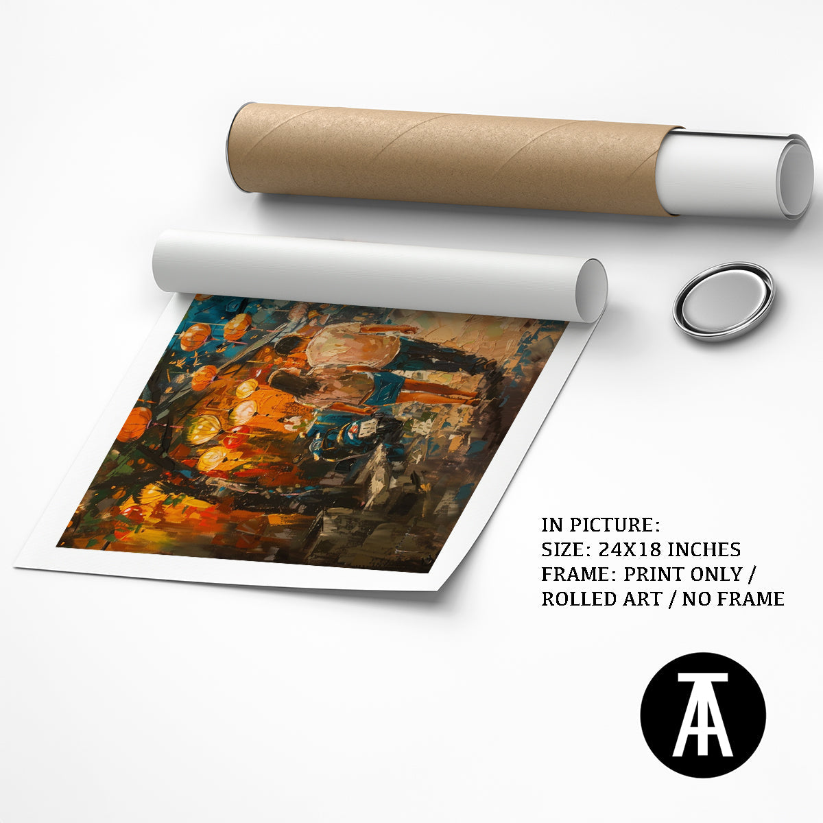 Artwork as Print Only or Rolled Art