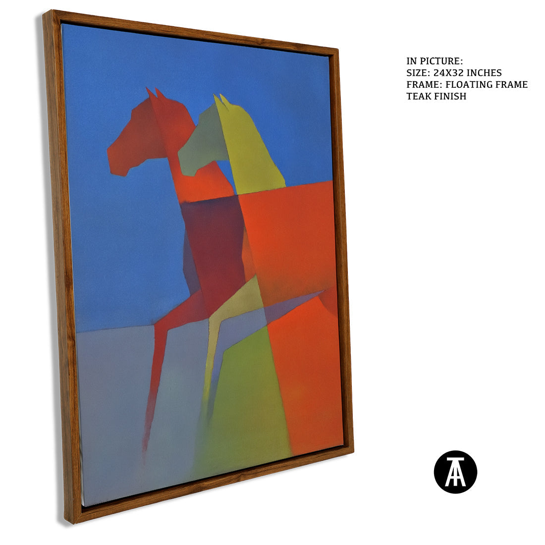 Artwork in Floating Frame