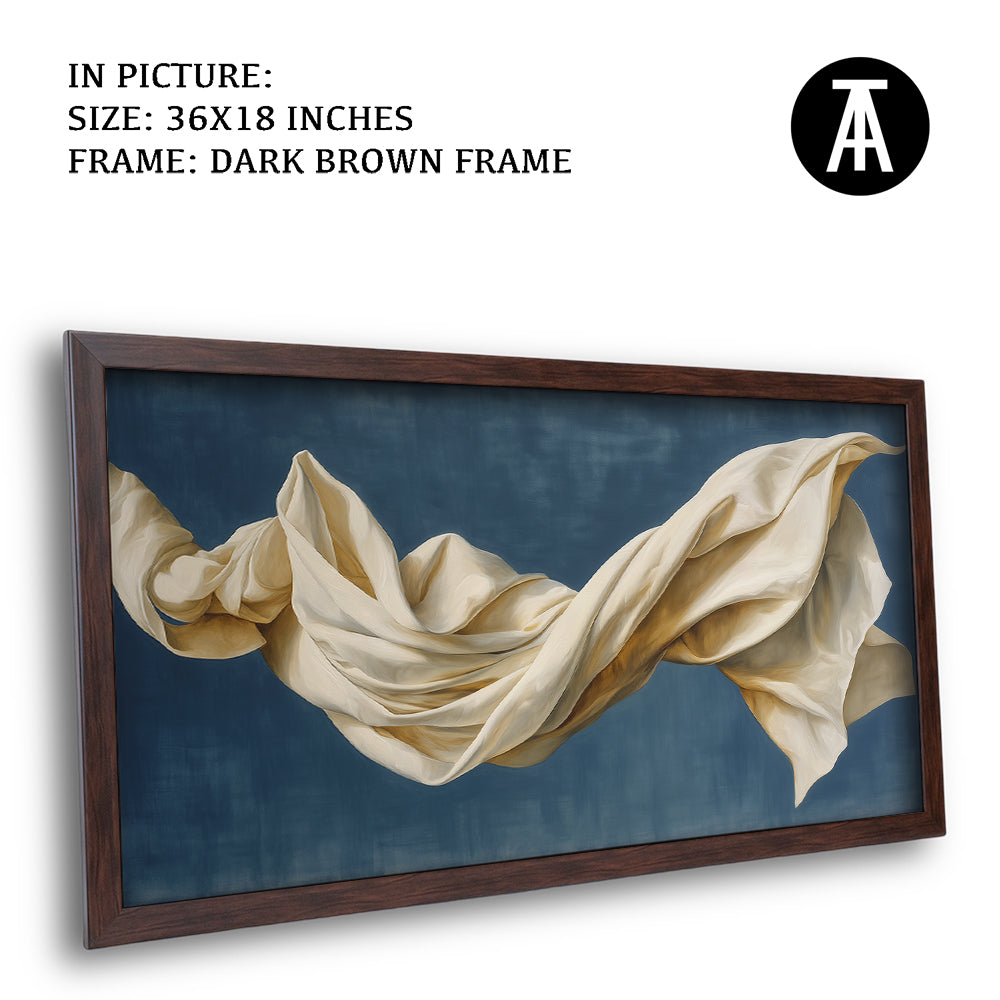 Artwork in Dark Brown Frame
