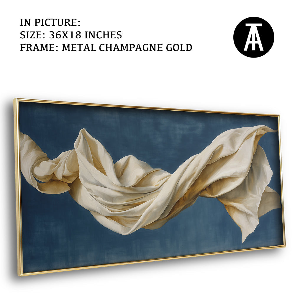 Artwork in Metal Champagne Gold Frame
