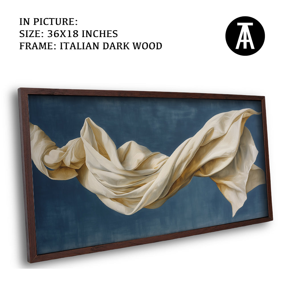 Artwork in Dark Wood Frame