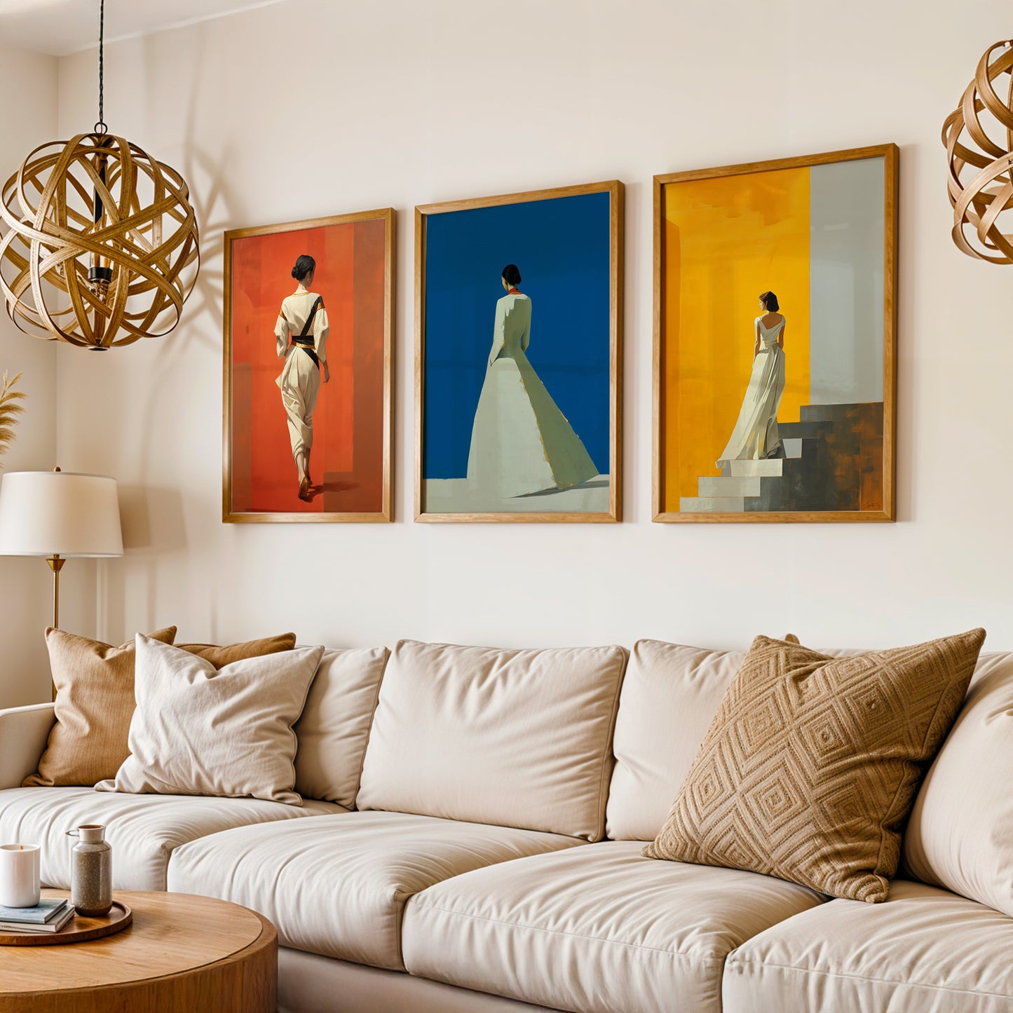 Gallery Wall Set in Lifestyle Setting
