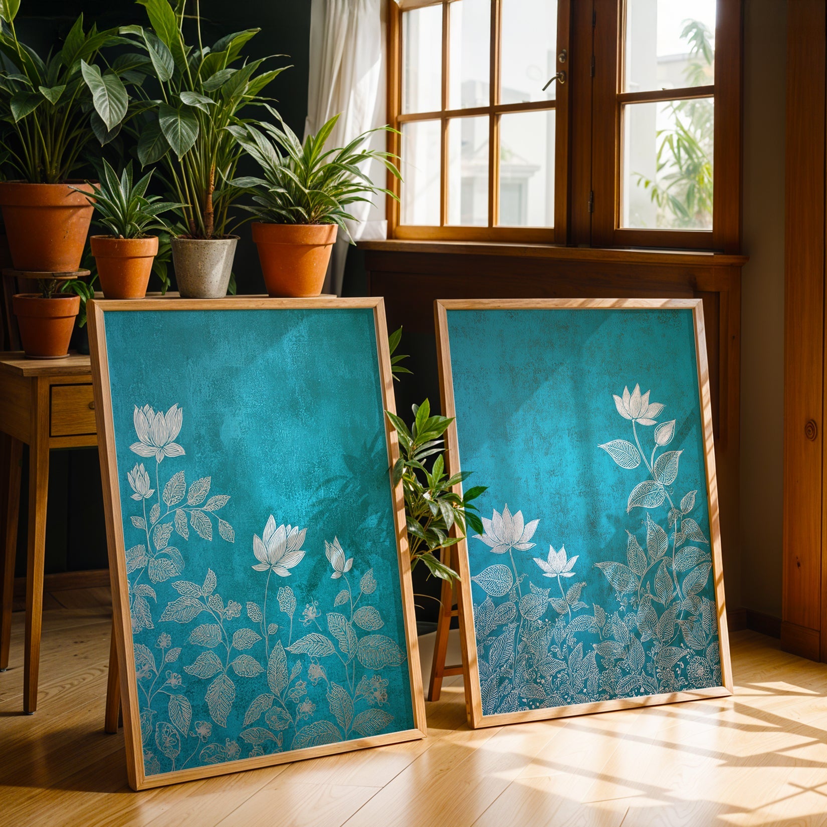 Heritage Indian Painting in a Lifestyle Setting