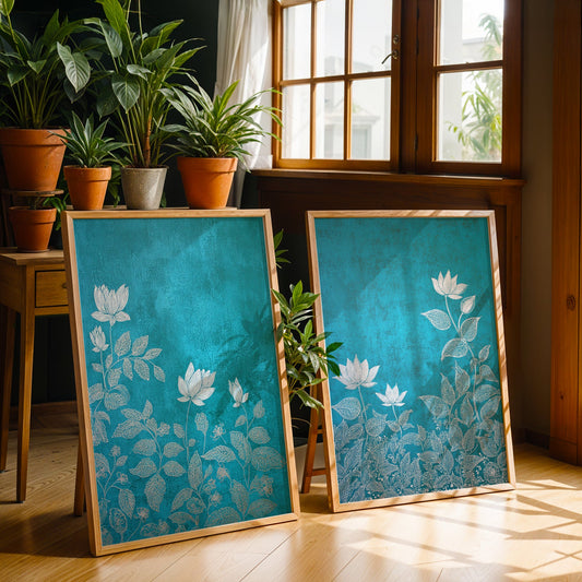 Heritage Indian Painting in a Lifestyle Setting