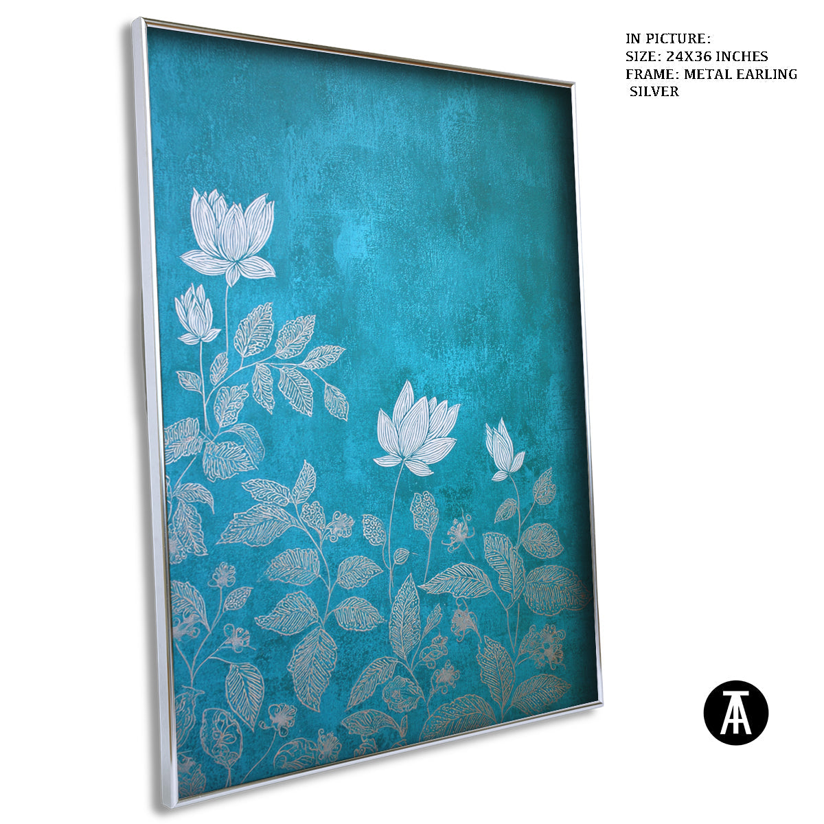 Artwork in Metal Earling Silver Frame