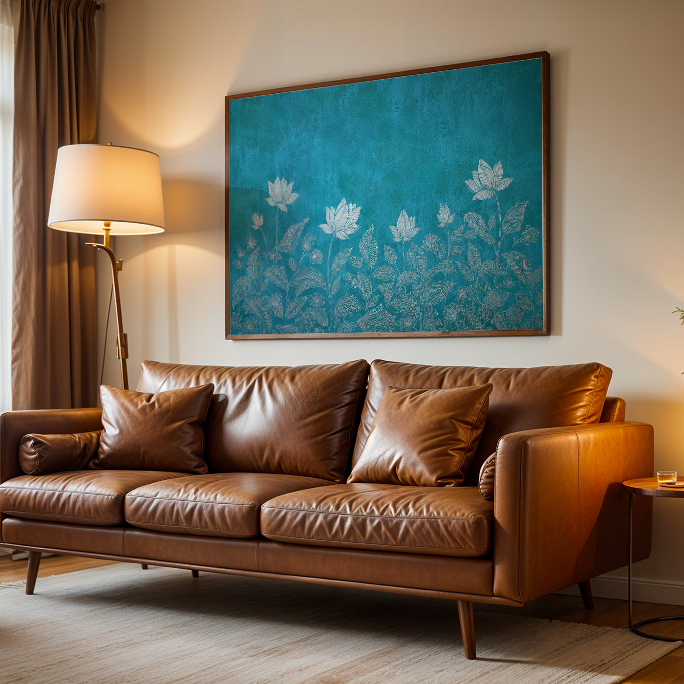 Heritage Indian Painting in a Lifestyle Setting