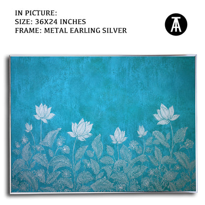 Artwork in Metal Earling Silver Frame