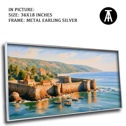 Artwork in Metal Earling Silver Frame
