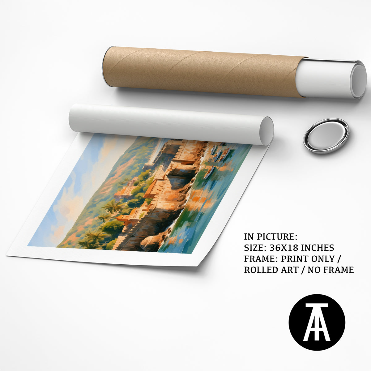 Artwork as Print Only or Rolled Art