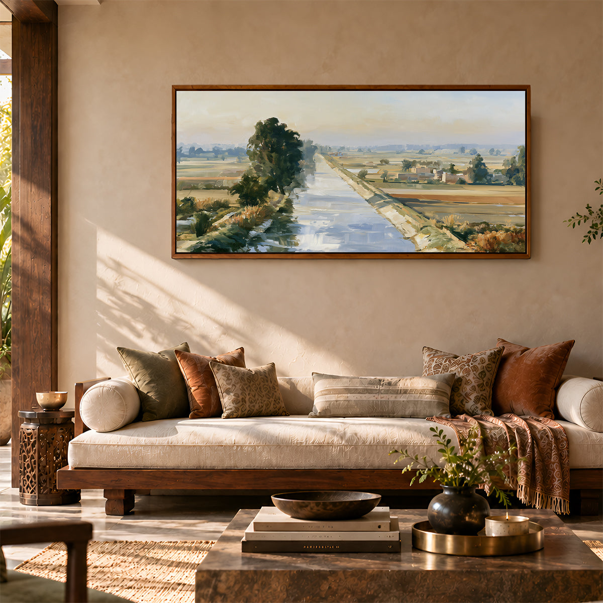 Indian Artwork in a Lifestyle Setting