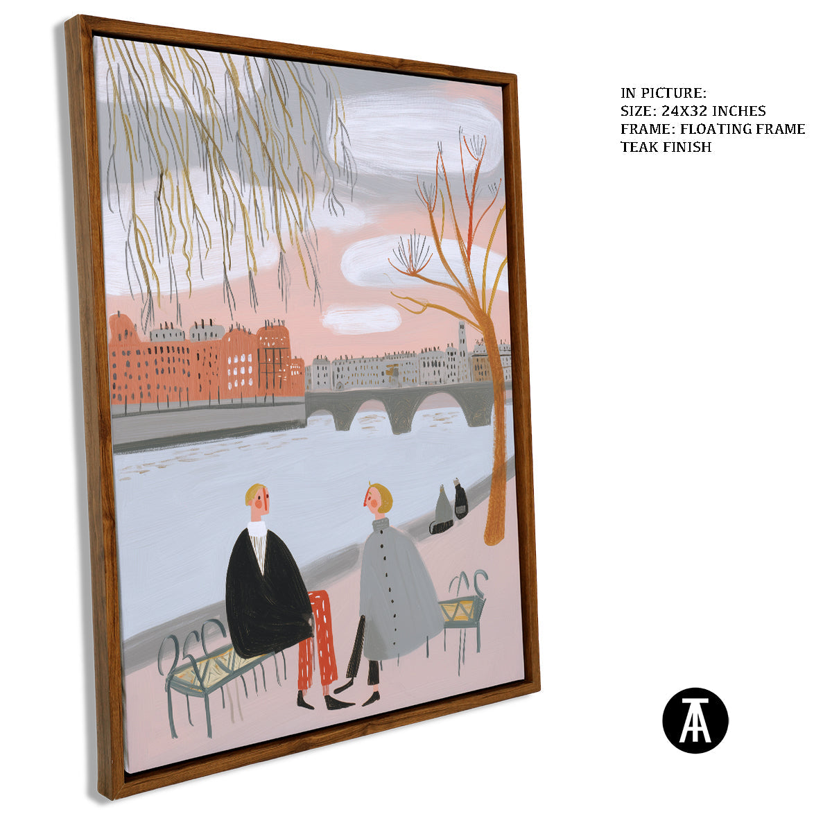 Artwork in Floating Frame