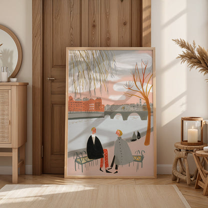 Painting in a Lifestyle Setting