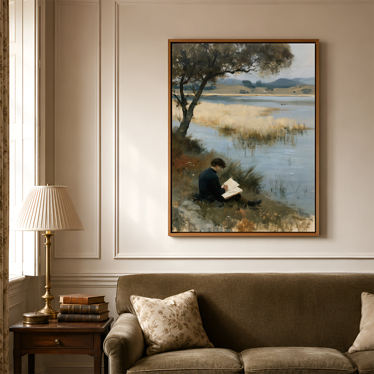 Painting in a Lifestyle Setting
