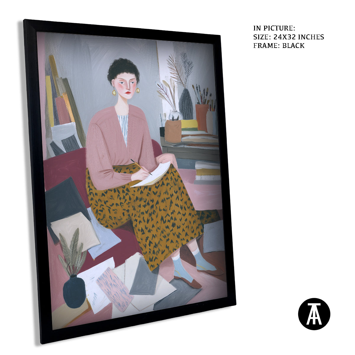 Artwork in Black Frame