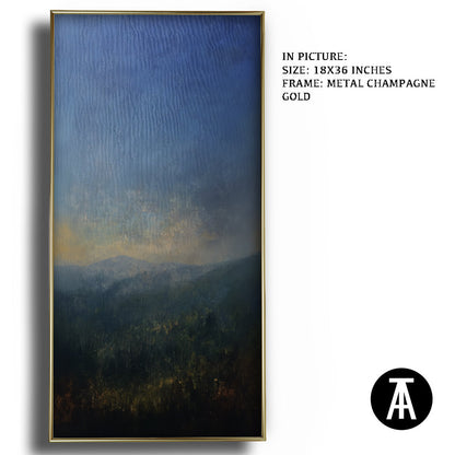 Artwork in Metal Champagne Gold Frame