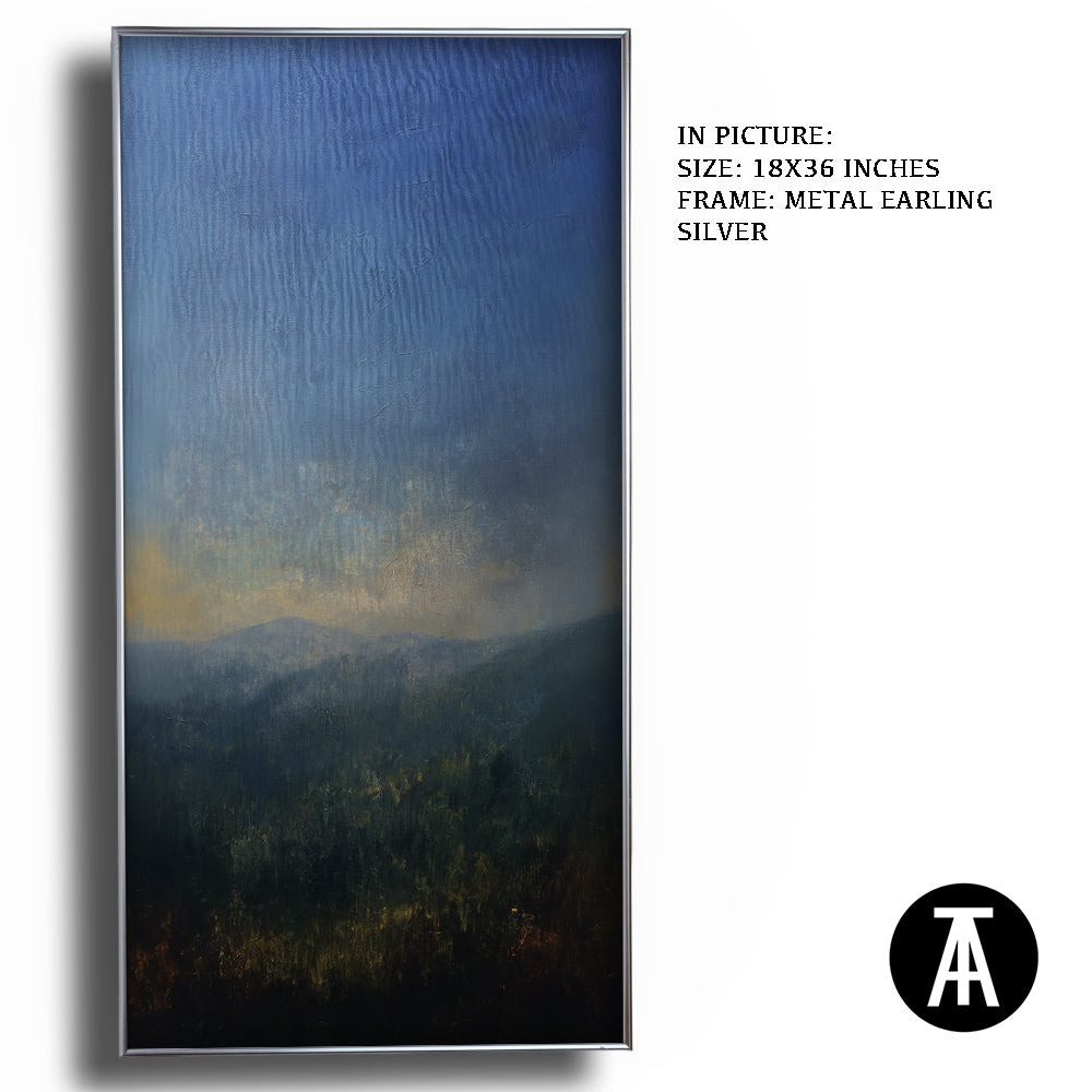 Artwork in Metal Earling Silver Frame