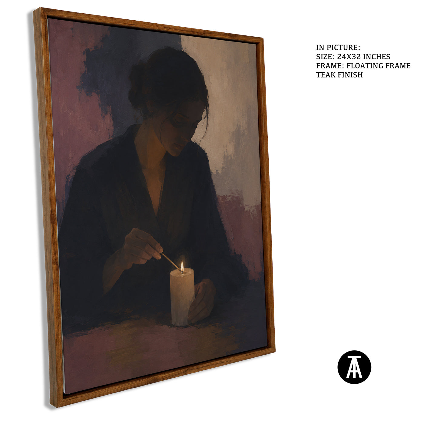 Artwork in Floating Frame