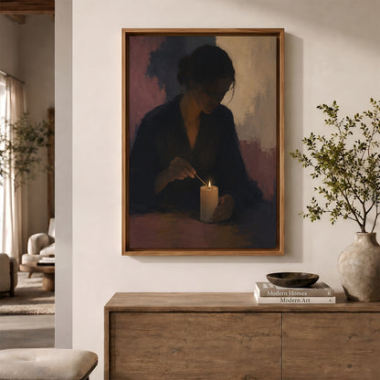 Painting in a Lifestyle Setting