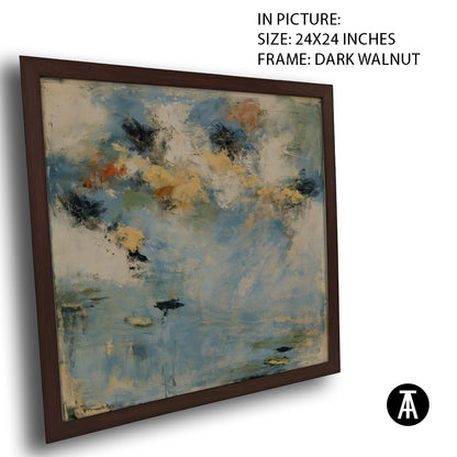 Artwork in Dark Walnut Frame