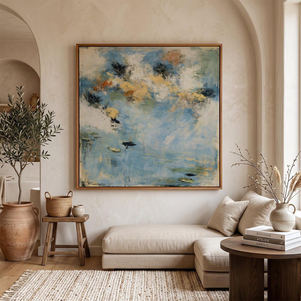 Abstract Art in a Lifestyle Setting