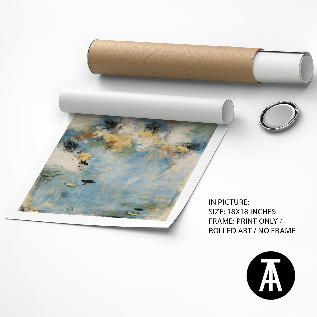 Artwork as Print Only / Rolled Art