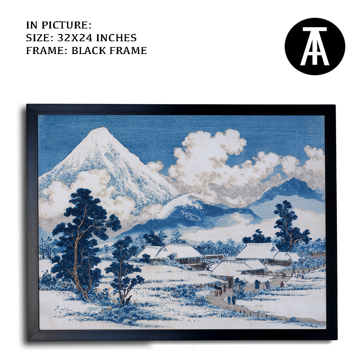 Artwork in Metal Earling Silver Frame